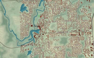 Beautifully Detailed Map of West Warwick, Rhode Island