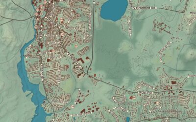 Beautifully Detailed Map of Westerly, Rhode Island