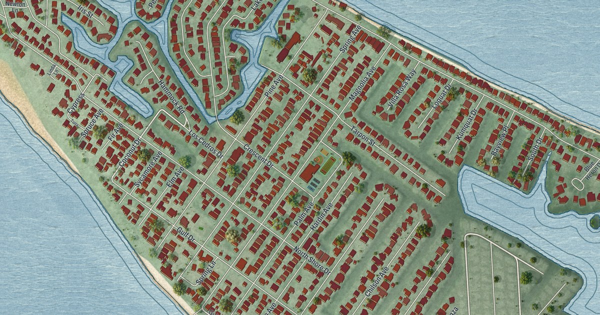 Map of Anna Maria, Florida
