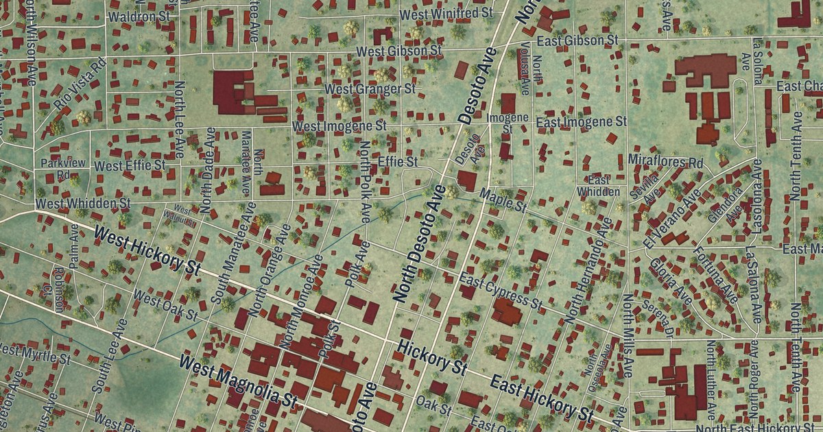 Map of Arcadia, Florida