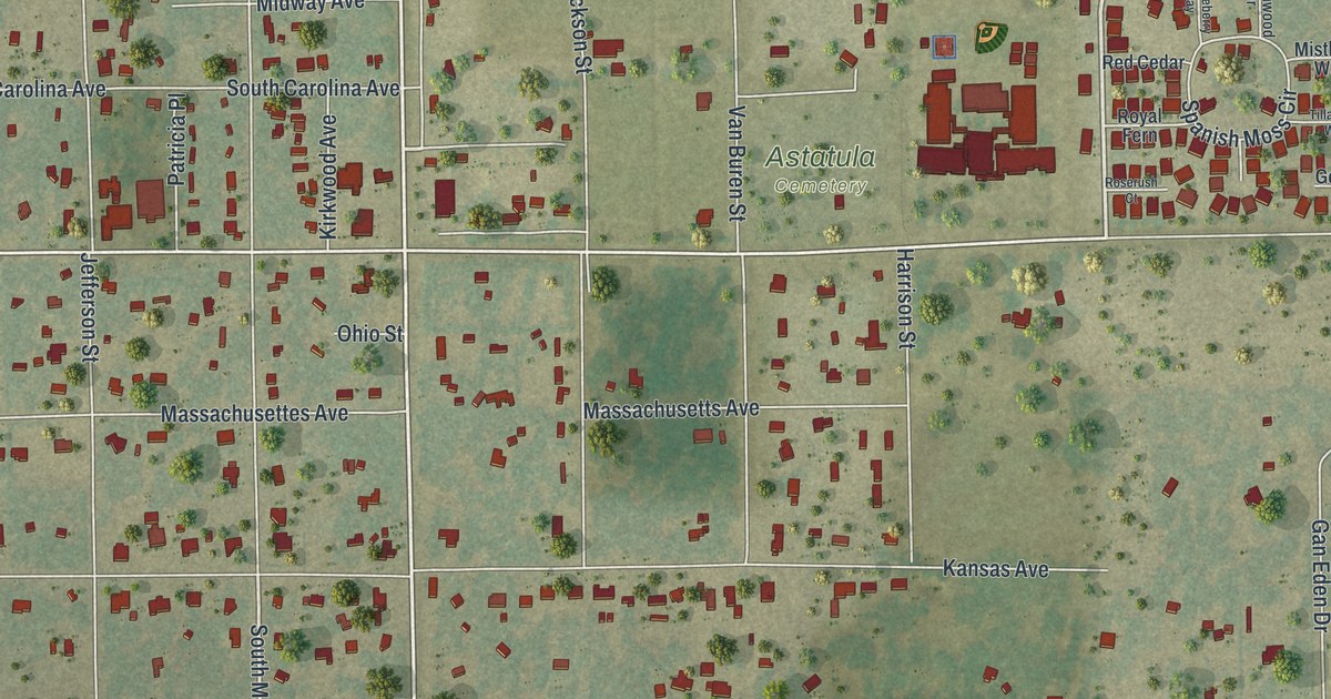 Map of Astatula, Florida