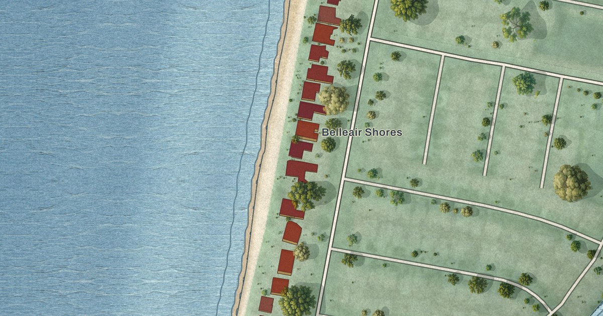 Map of Belleair Shore, Florida