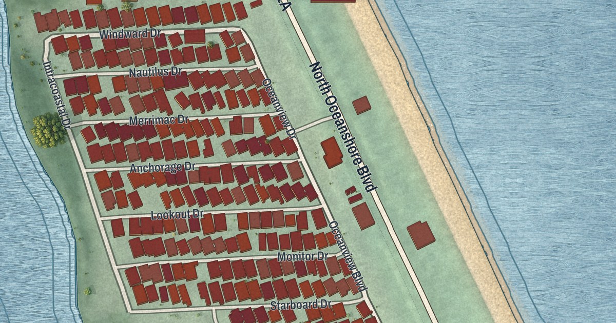 Map of Beverly Beach, Florida