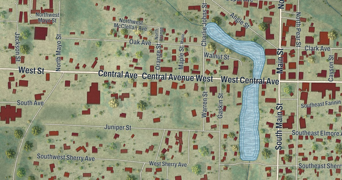 Map of Blountstown, Florida