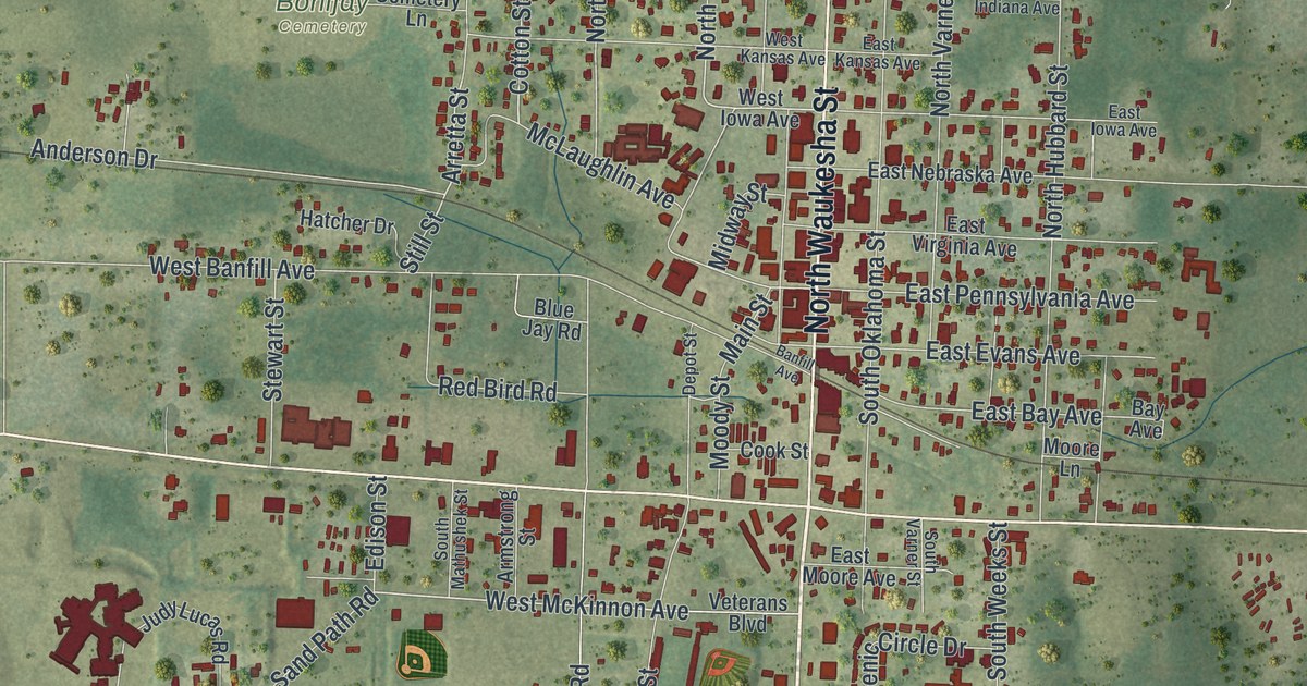 Map of Bonifay, Florida