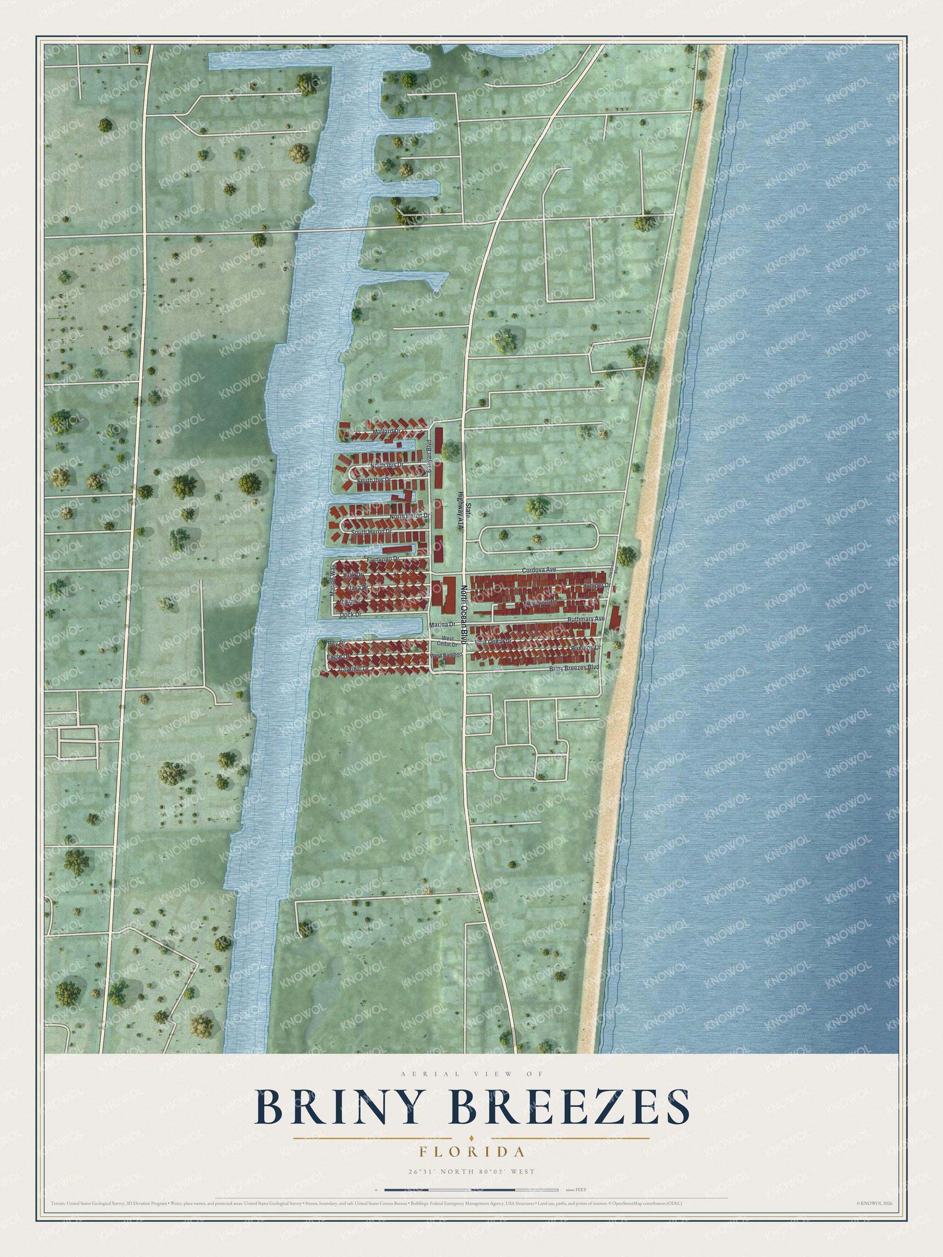 Watermarked full-map preview of Briny Breezes, Florida