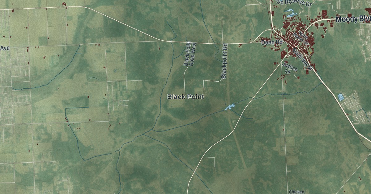 Map of Bunnell, Florida