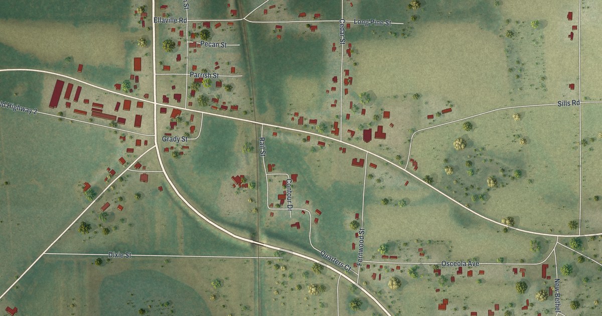 Map of Campbellton, Florida