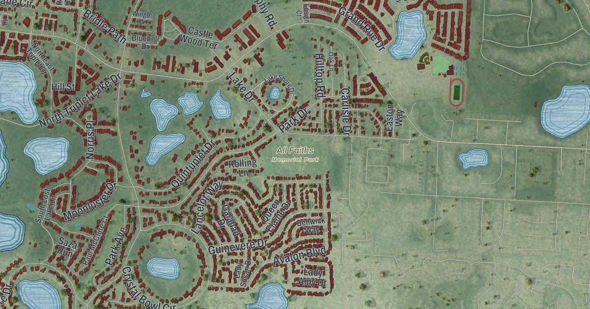 Map of Casselberry, Florida