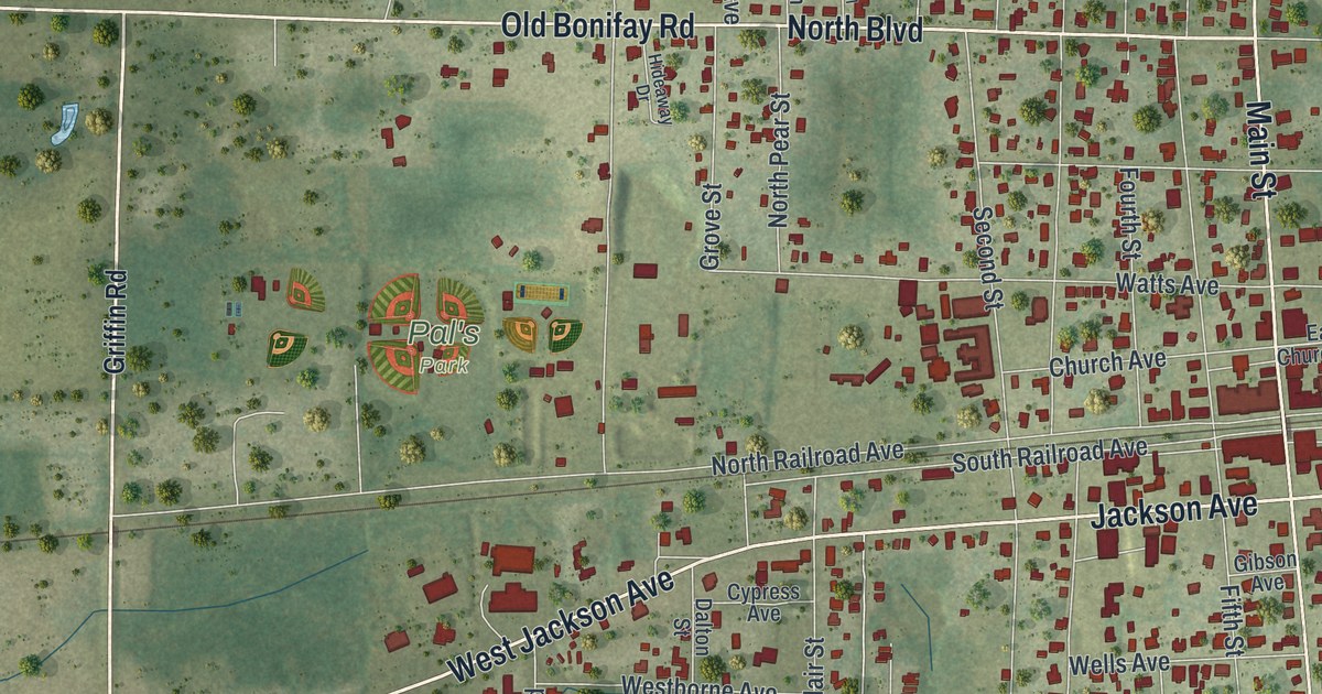Map of Chipley, Florida