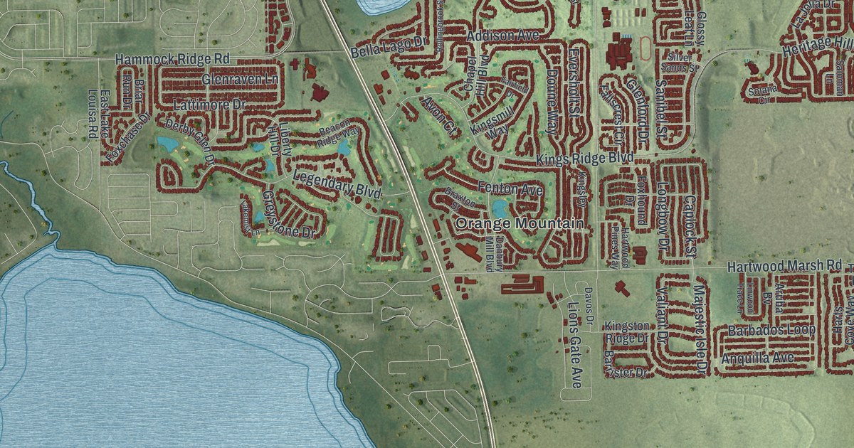 Map of Clermont, Florida