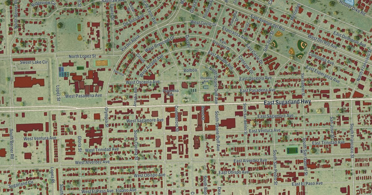 Map of Clewiston, Florida