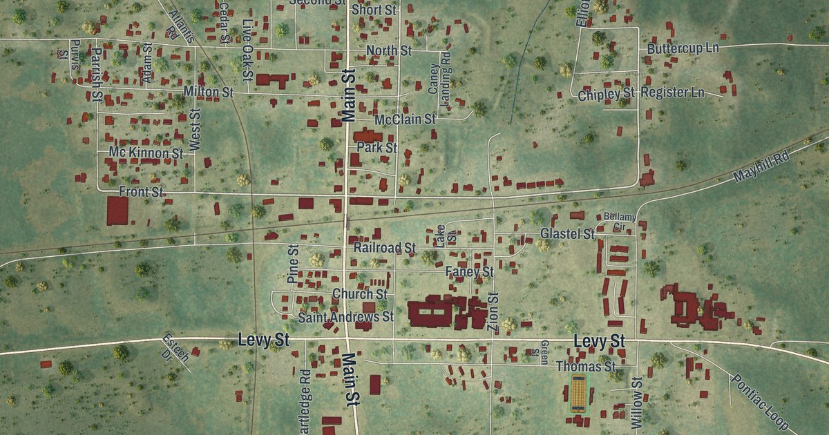 Map of Cottondale, Florida