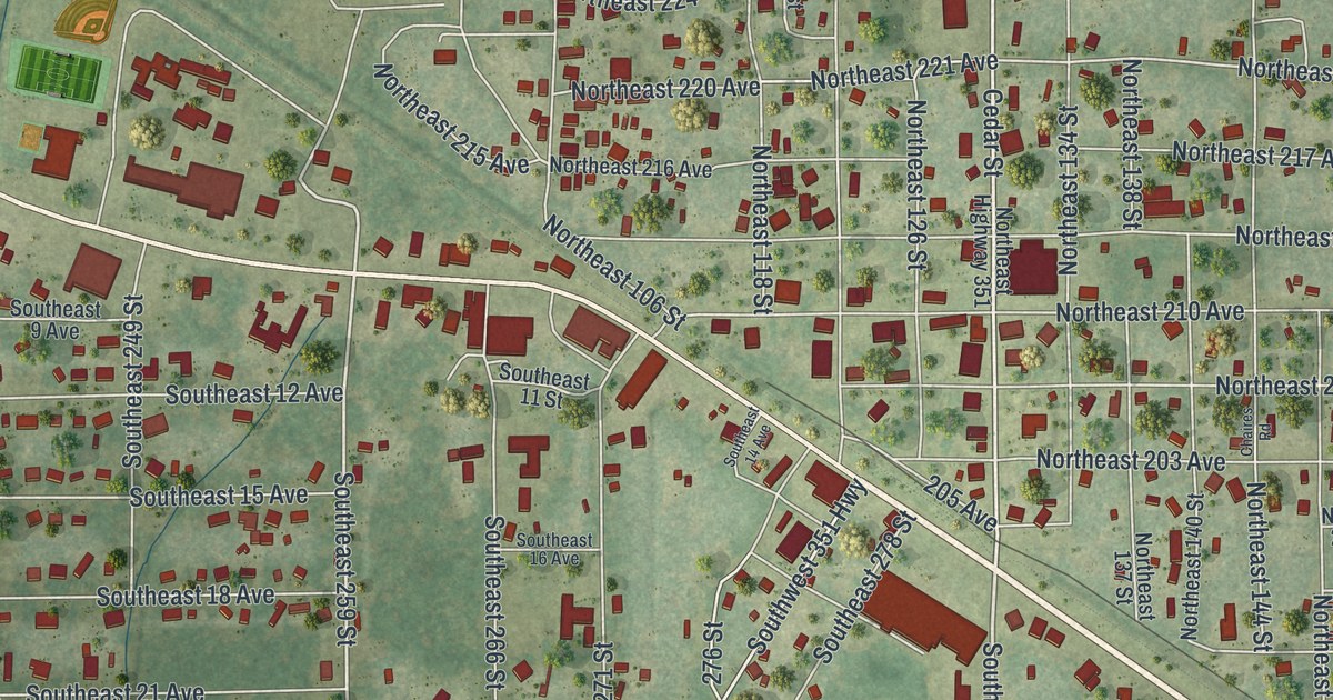 Map of Cross City, Florida