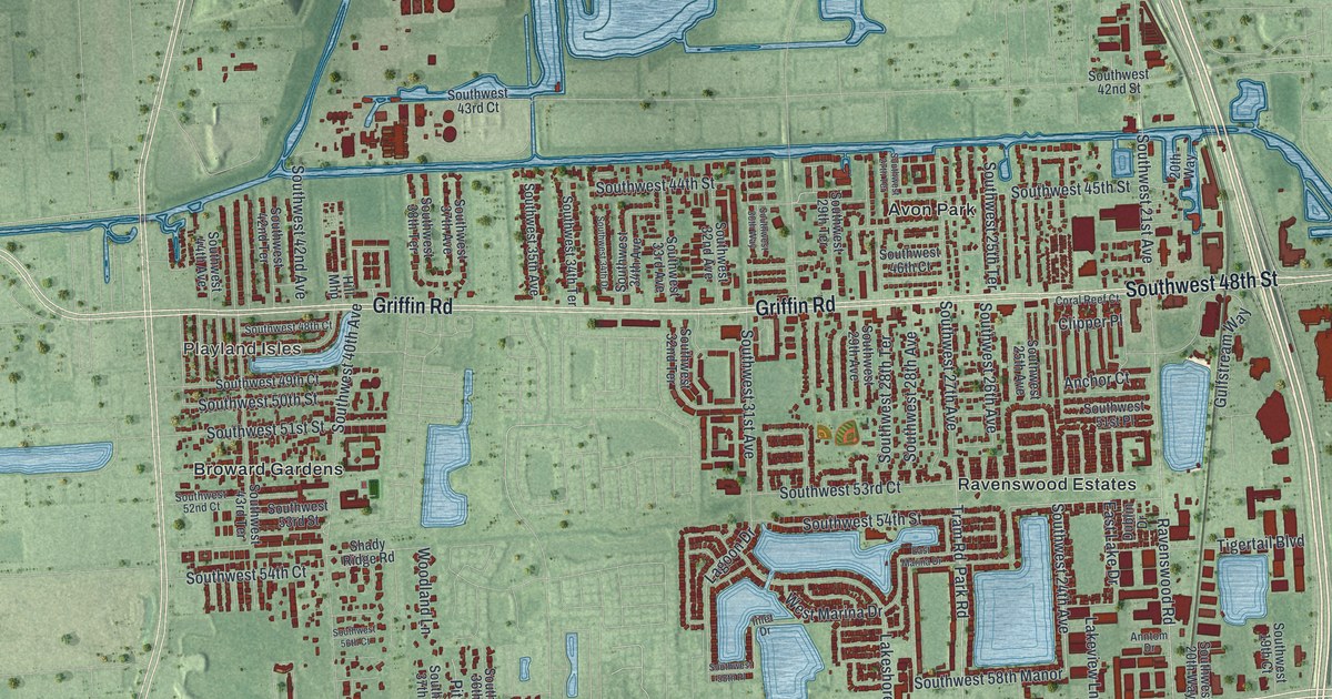 Map of Dania Beach, Florida