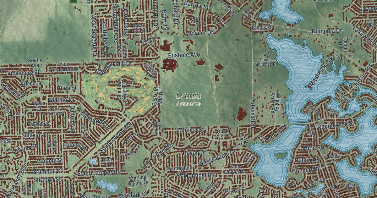 Map of Deltona, Florida