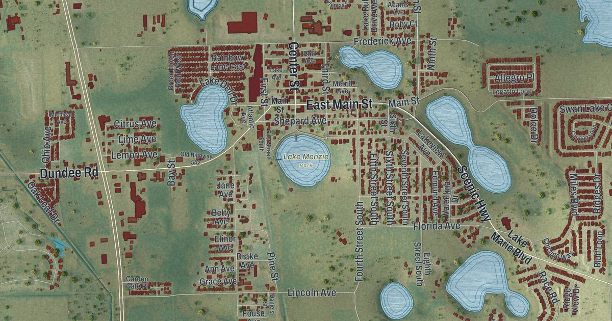 Map of Dundee, Florida