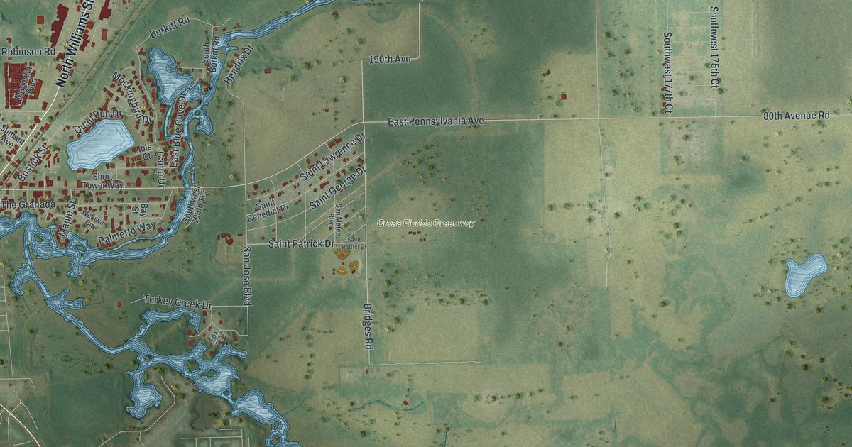 Map of Dunnellon, Florida
