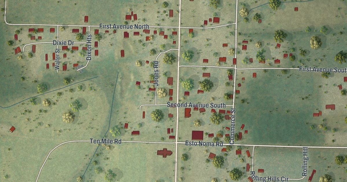 Map of Esto, Florida