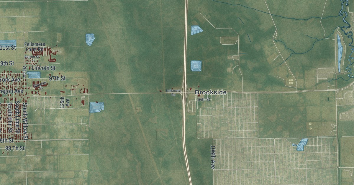 Map of Fellsmere, Florida