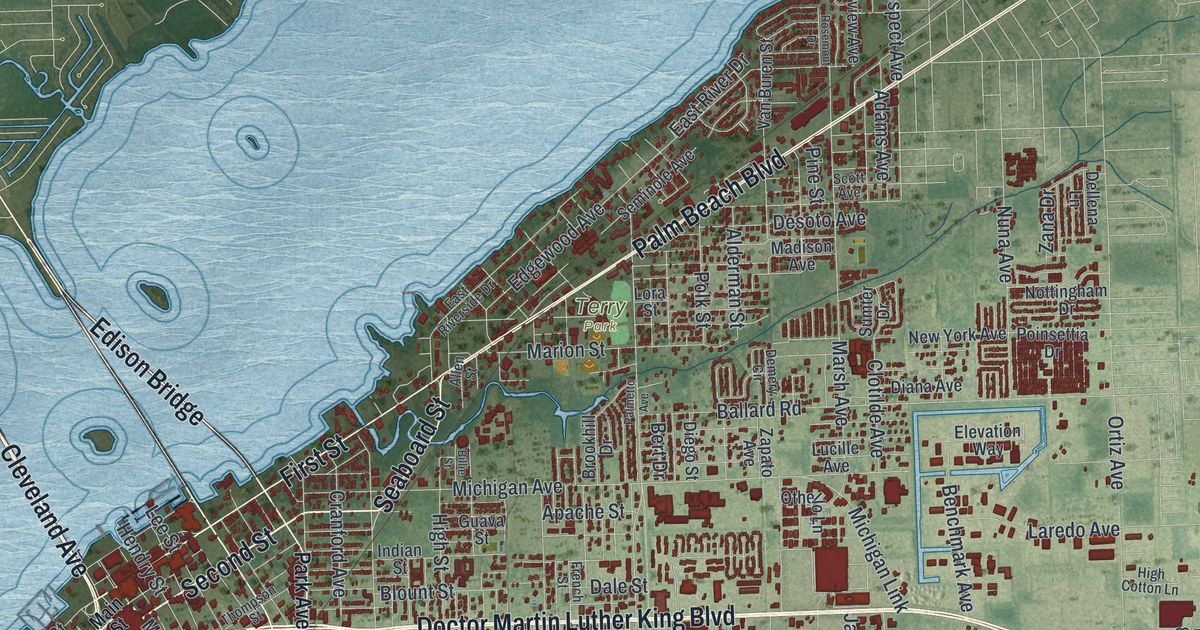 Map of Fort Myers, Florida