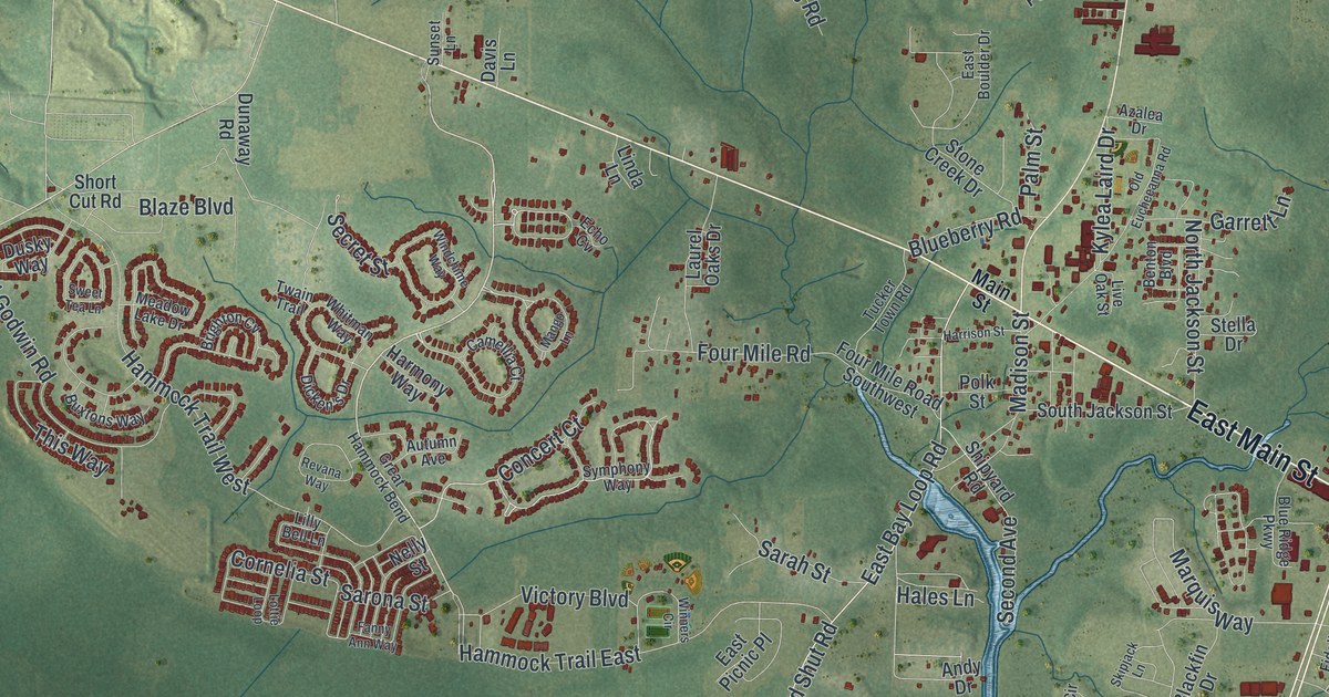 Map of Freeport, Florida