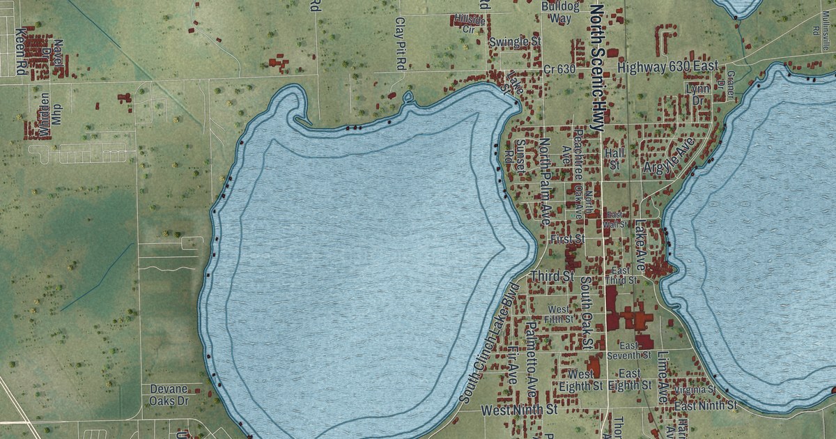 Map of Frostproof, Florida