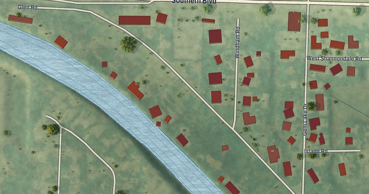 Map of Glen Ridge, Florida