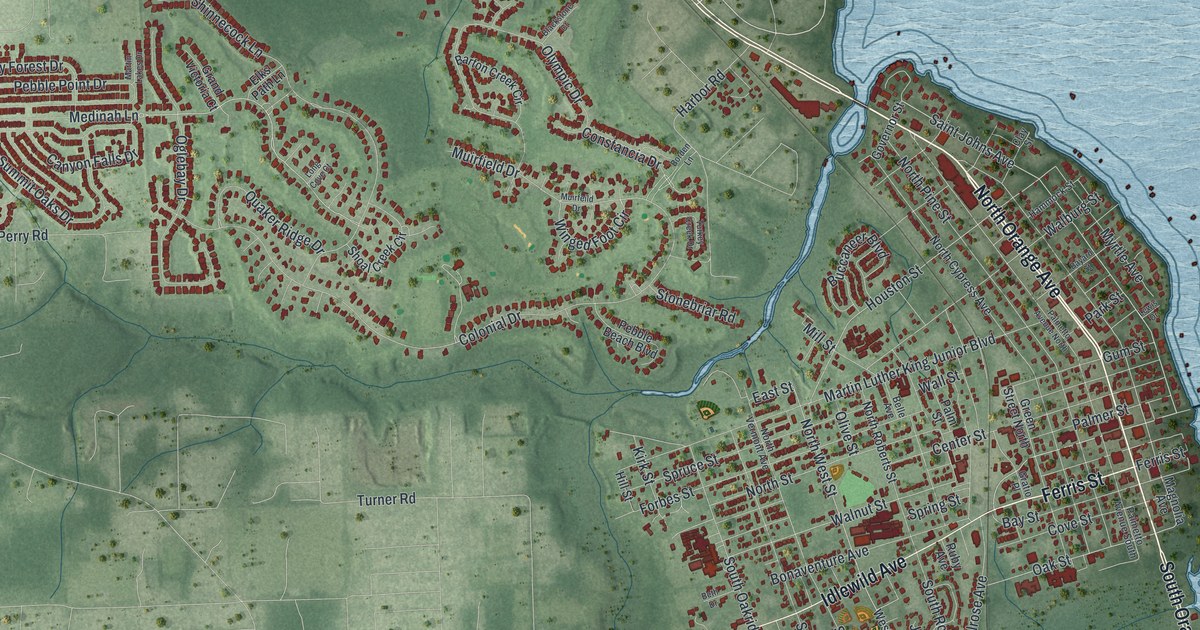 Map of Green Cove Springs, Florida