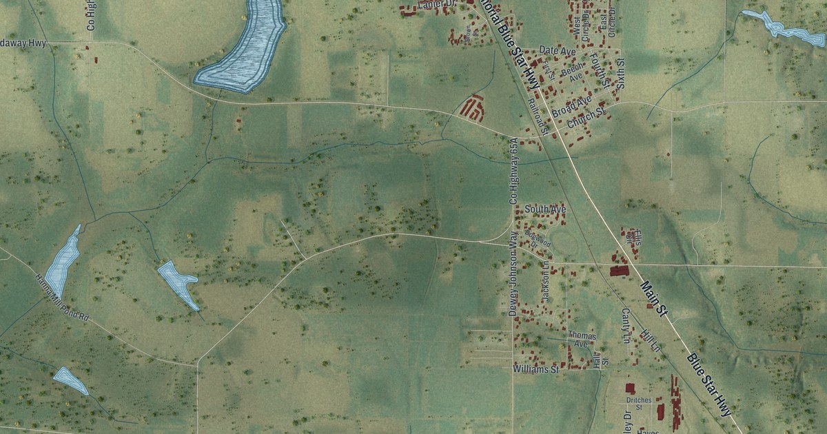 Map of Gretna, Florida