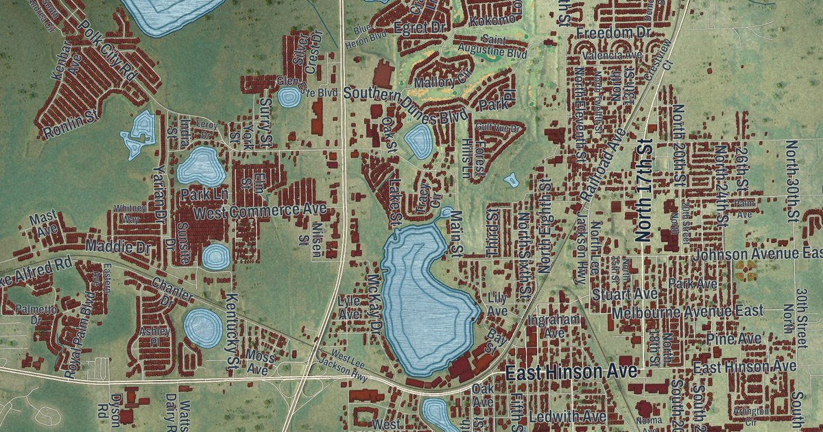 Map of Haines City, Florida