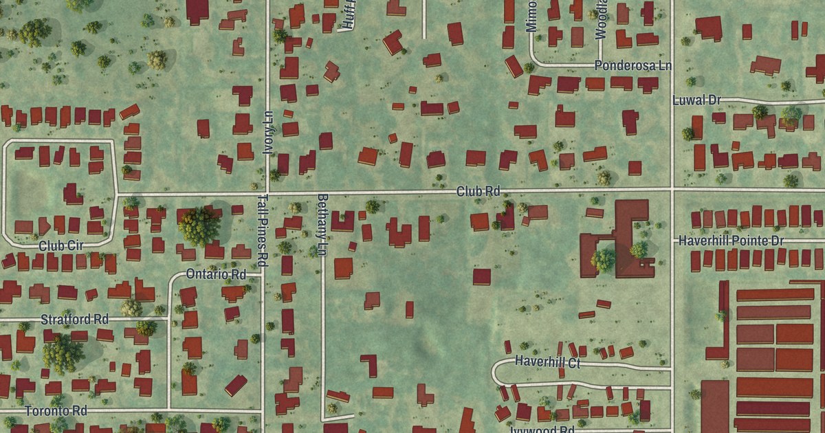 Map of Haverhill, Florida