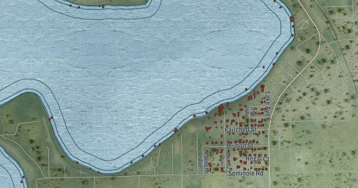 Map of Hillcrest Heights, Florida