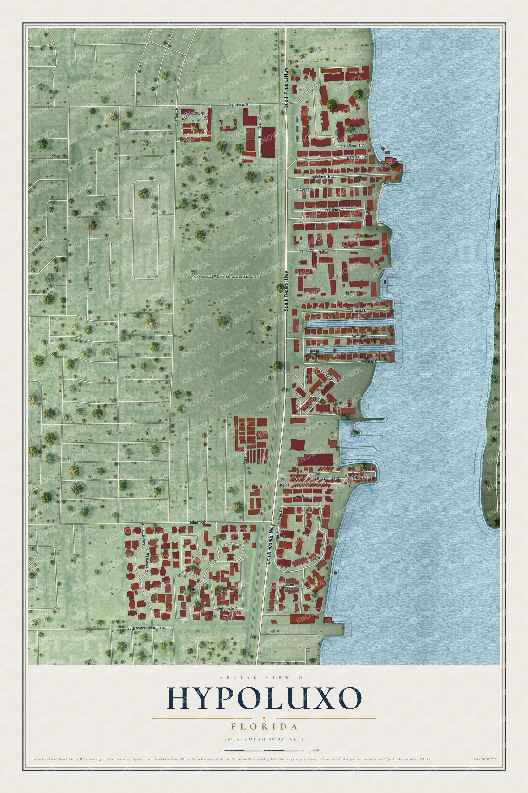 Watermarked full-map preview of Hypoluxo, Florida