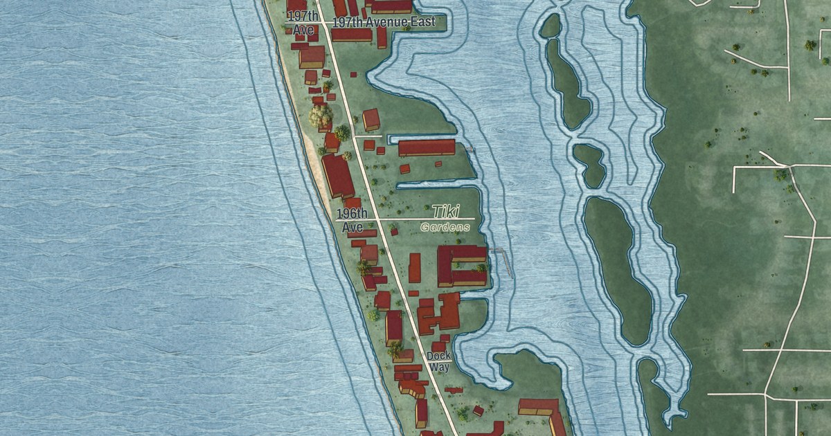 Map of Indian Shores, Florida
