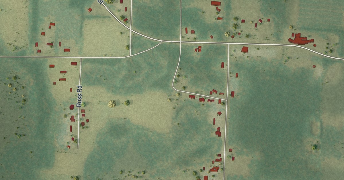 Map of Jacob City, Florida