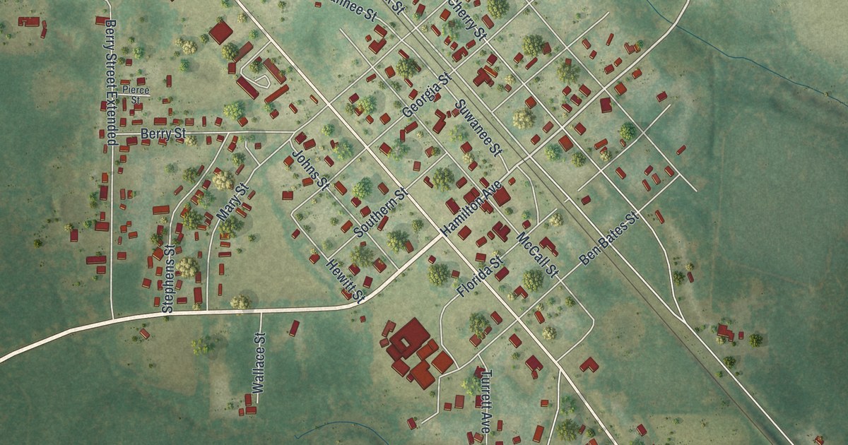 Map of Jennings, Florida