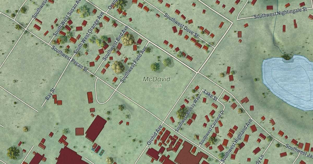 Map of Keystone Heights, Florida