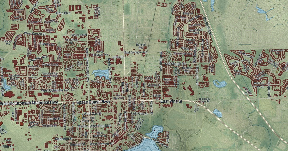 Map of Kissimmee, Florida
