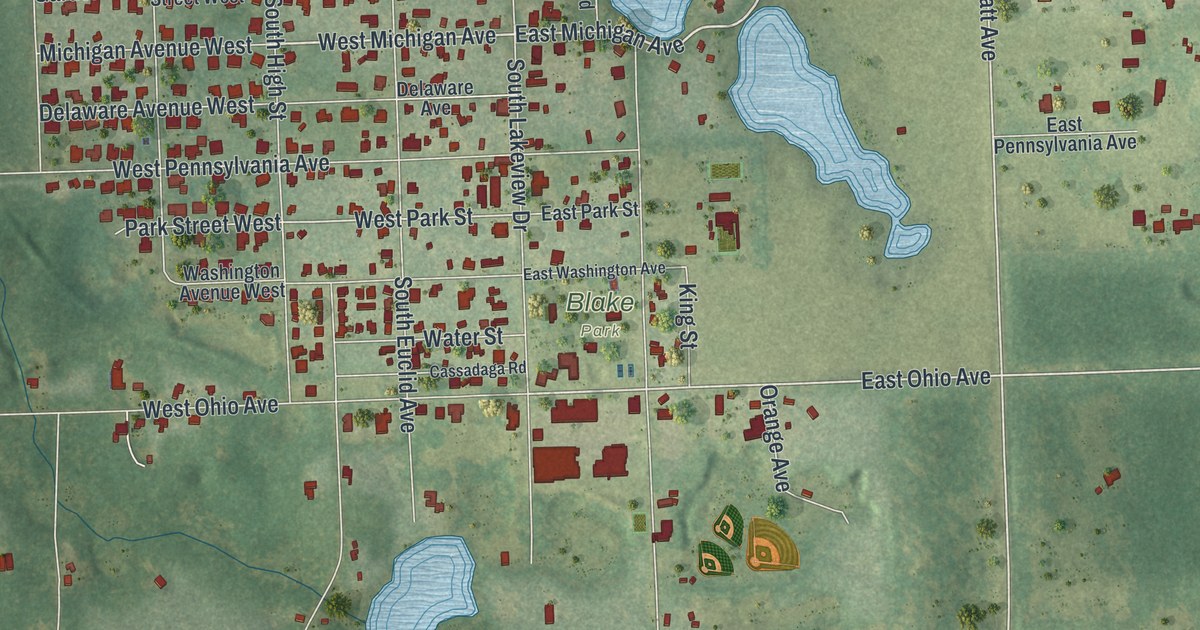 Map of Lake Helen, Florida