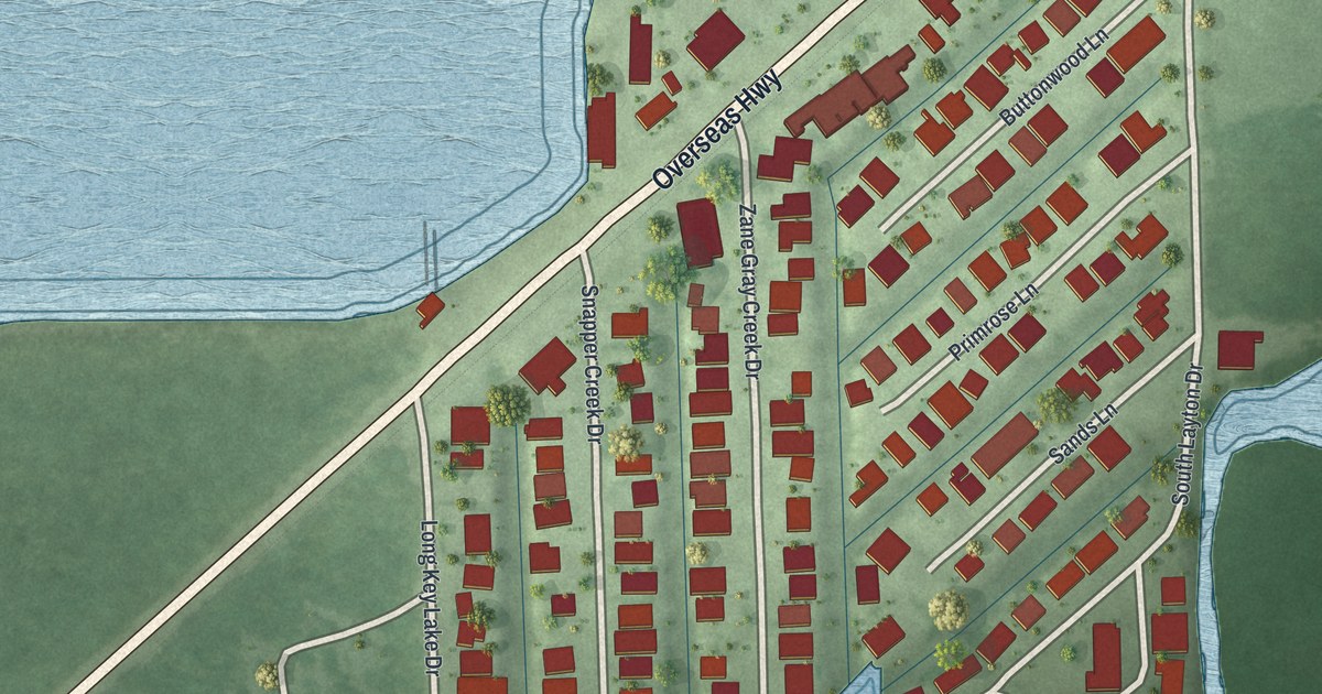 Map of Layton, Florida