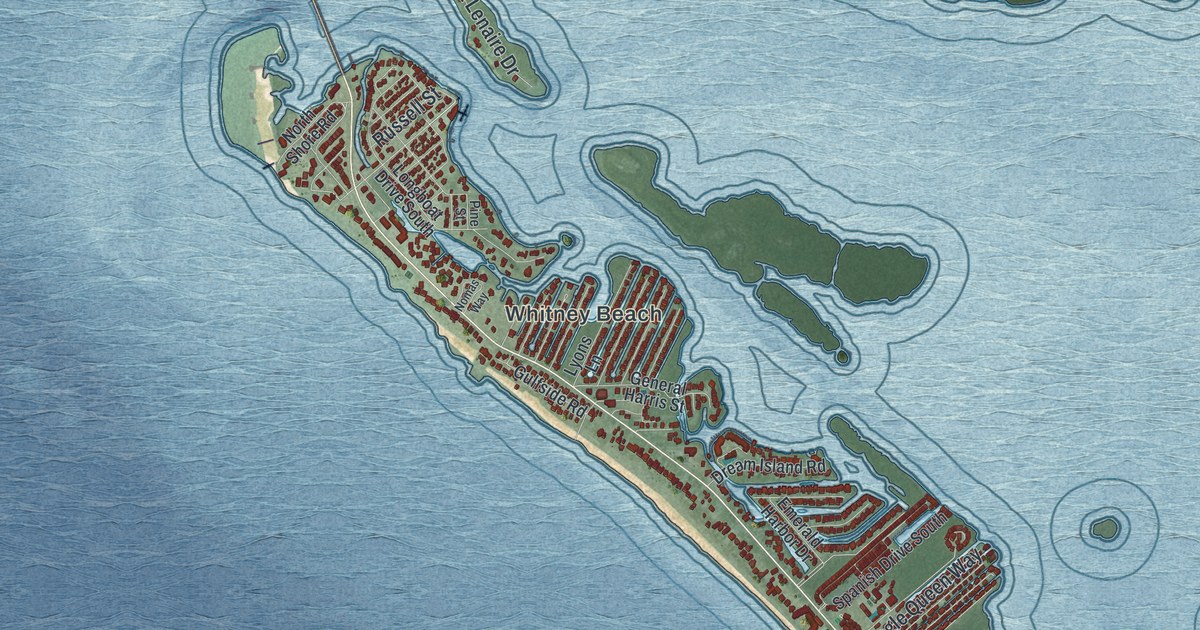 Map of Longboat Key, Florida