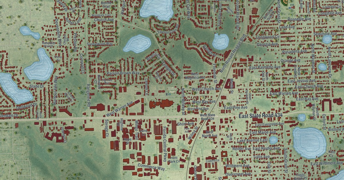 Map of Longwood, Florida