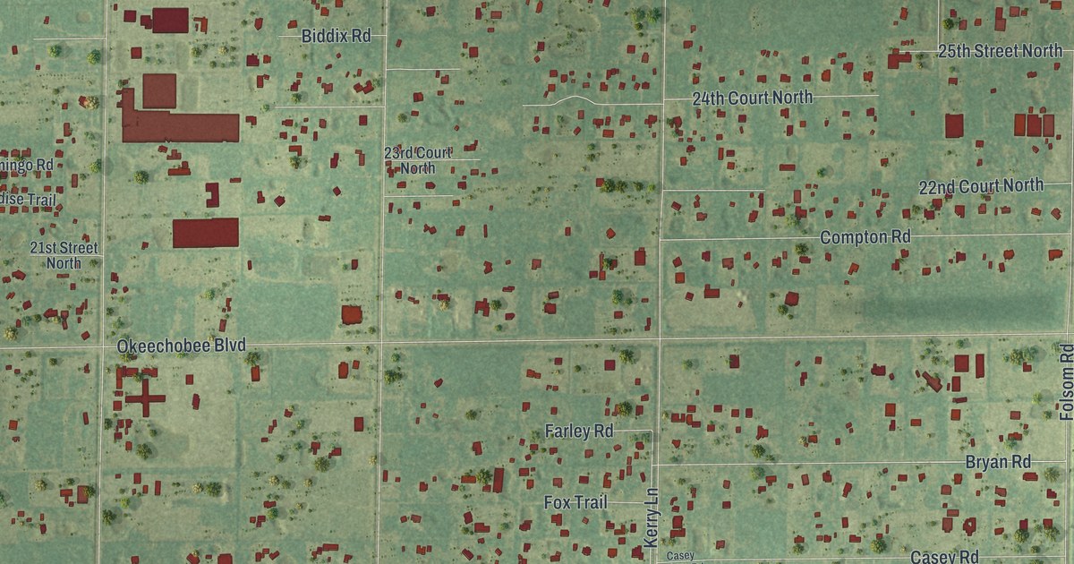 Map of Loxahatchee Groves, Florida