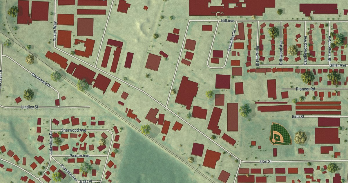 Map of Mangonia Park, Florida