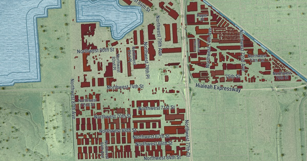 Map of Medley, Florida