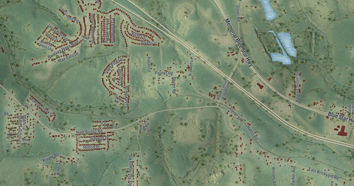Map of Midway, Florida