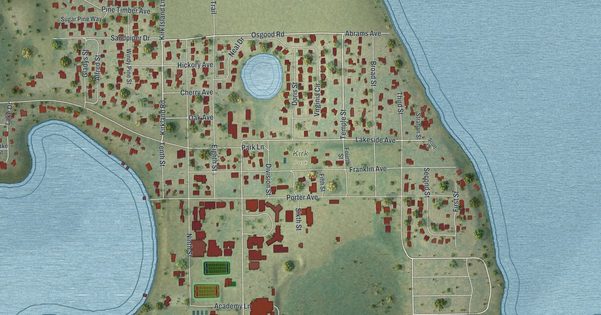 Map of Montverde, Florida