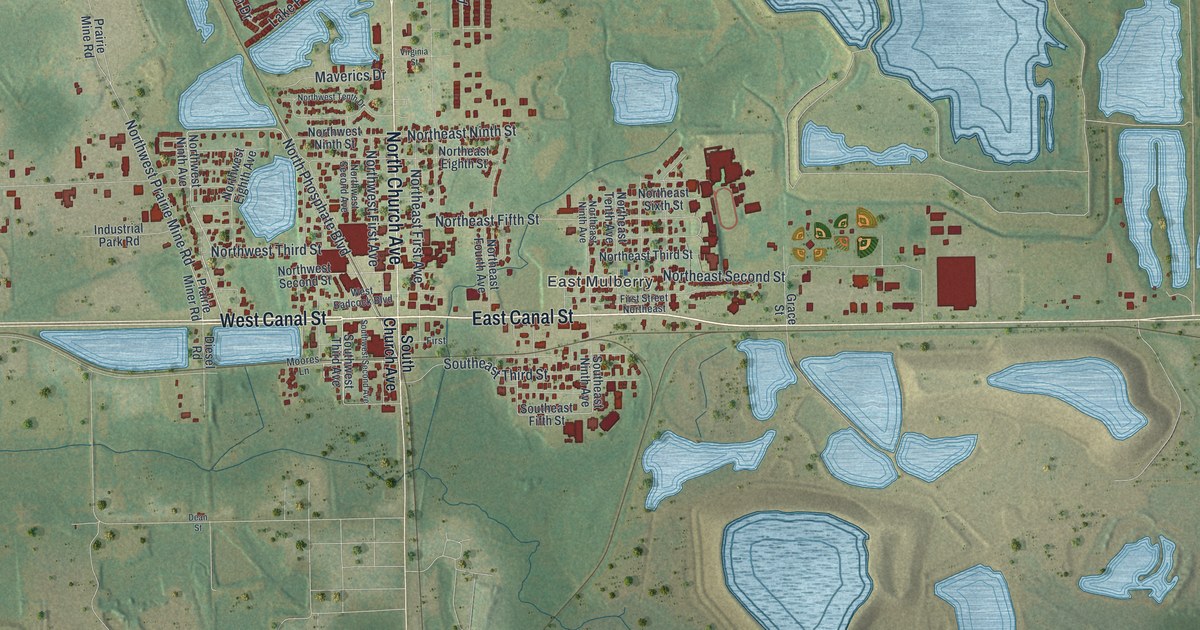 Map of Mulberry, Florida