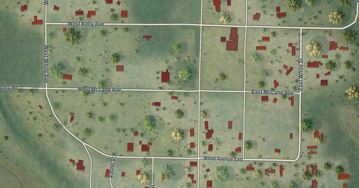 Map of Noma, Florida